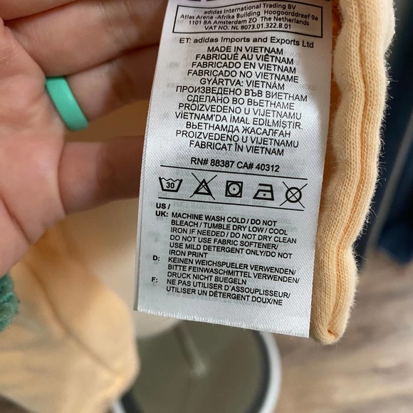 ADIDAS Glam Logo Sweatshirt  Size Medium - Picture 5 of 11